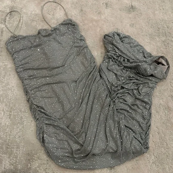 Ohpolly silver embellished midi dress - Picture 2 of 2